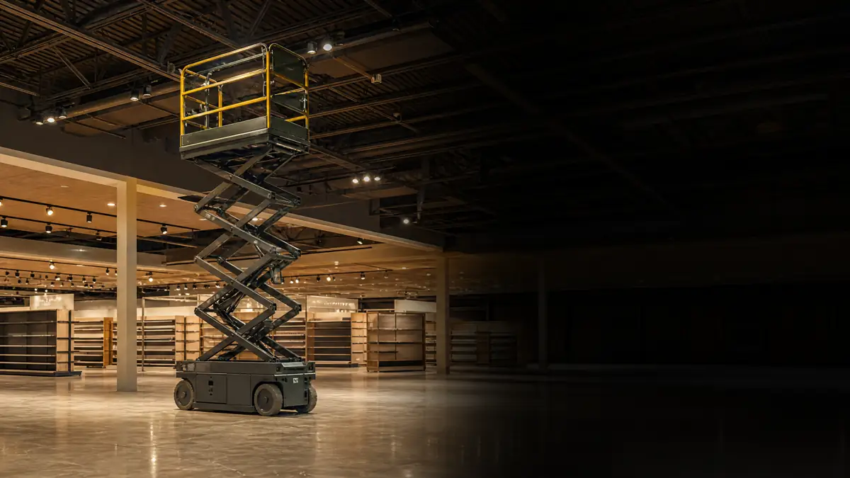 Electric Scissor Lifts jobsite access in Sarasota